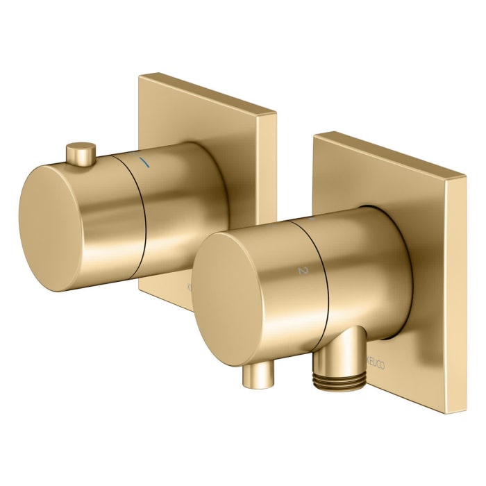 Keuco EDITION 11 Thermostatarmatur Set für 3 Verbraucher, mit Schlauchanschluss und Brausehalter