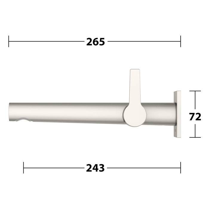 Keuco EDITION 11 Einhebel-Waschtischmischer Unterputz, Ausladung 24,3 cm