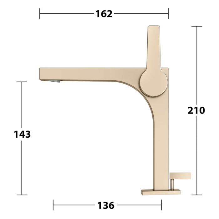Keuco EDITION 11 Einhebel-Waschtischmischer 150, ohne Ablaufgarnitur