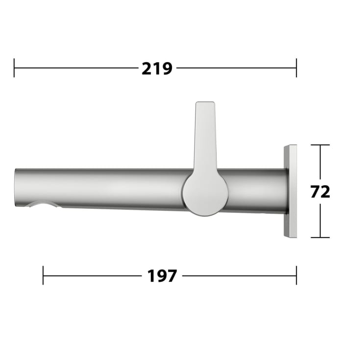 Keuco EDITION 11 Einhebel-Waschtischmischer Unterputz, Ausladung 16,5 cm