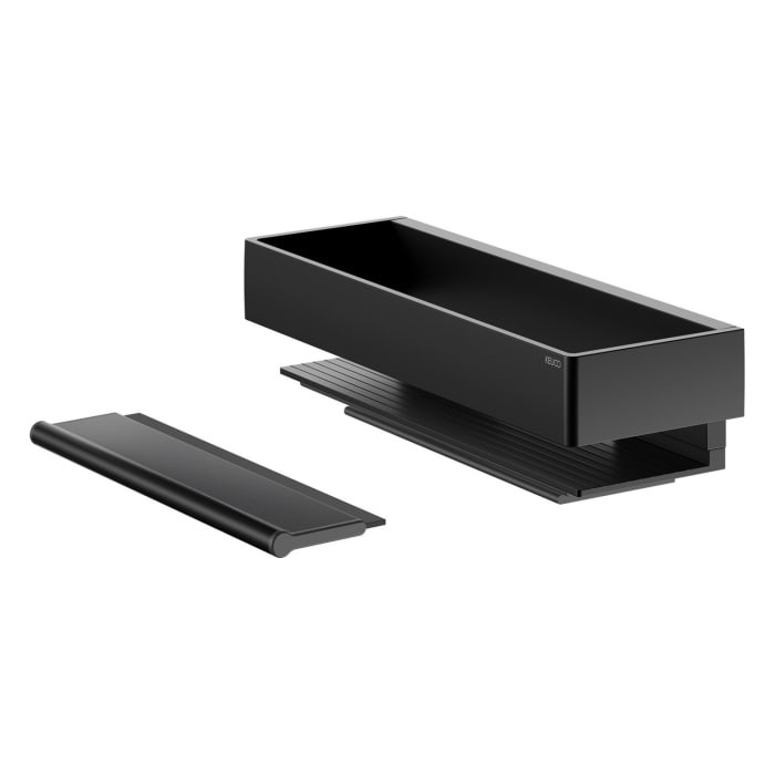 Keuco EDITION 11 Black Selection Duschkorb mit Glasabzieher
