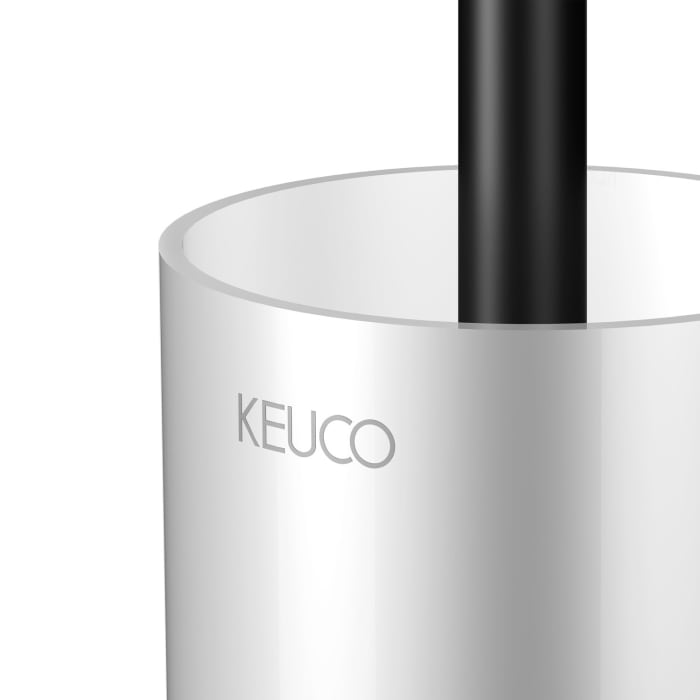 Keuco EDITION 11 Black Selection Toilettenbürstengarnitur, Wandmodell