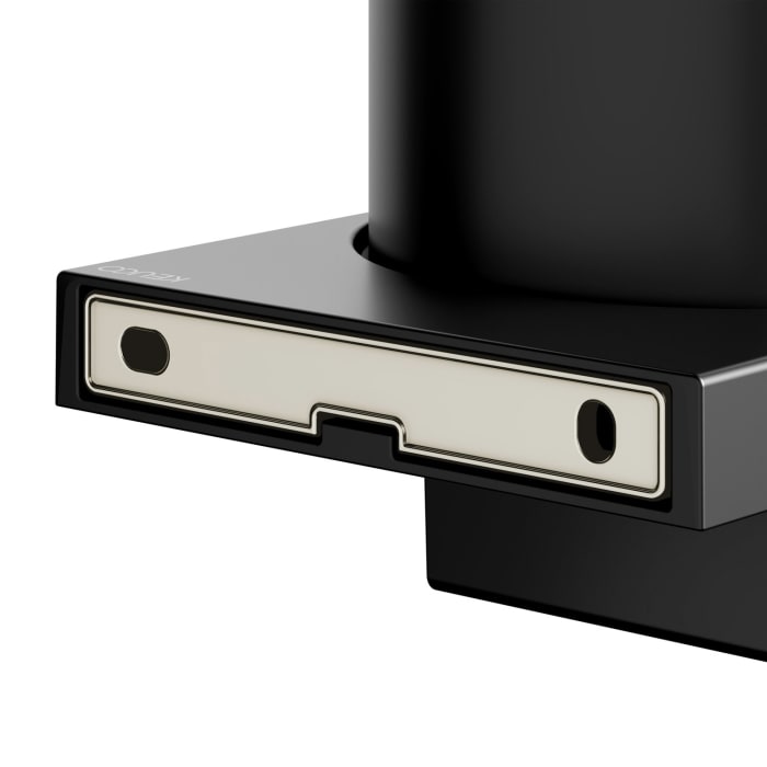 Keuco EDITION 11 Black Selection Seifenspender mit mattiertem Stülpglas