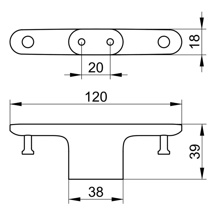 Keuco EDITION 400 Handtuchhaken doppelt