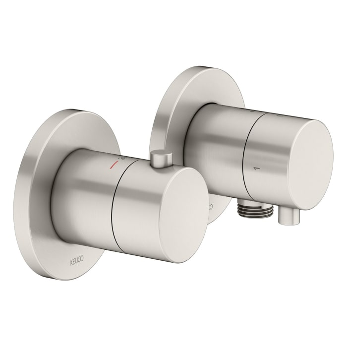 Keuco EDITION 400 Thermostatarmatur Set für 2 Verbraucher, mit Schlauchanschluss