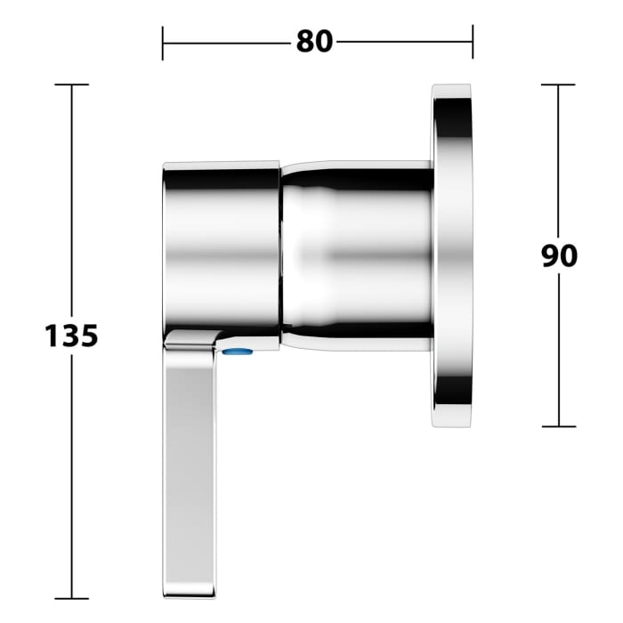 Keuco EDITION 400 Einhebelmischer Unterputz