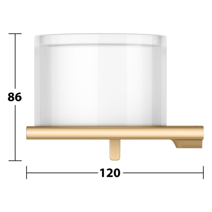 Keuco EDITION 400 Seifenspender mit mattiertem Stülpglas