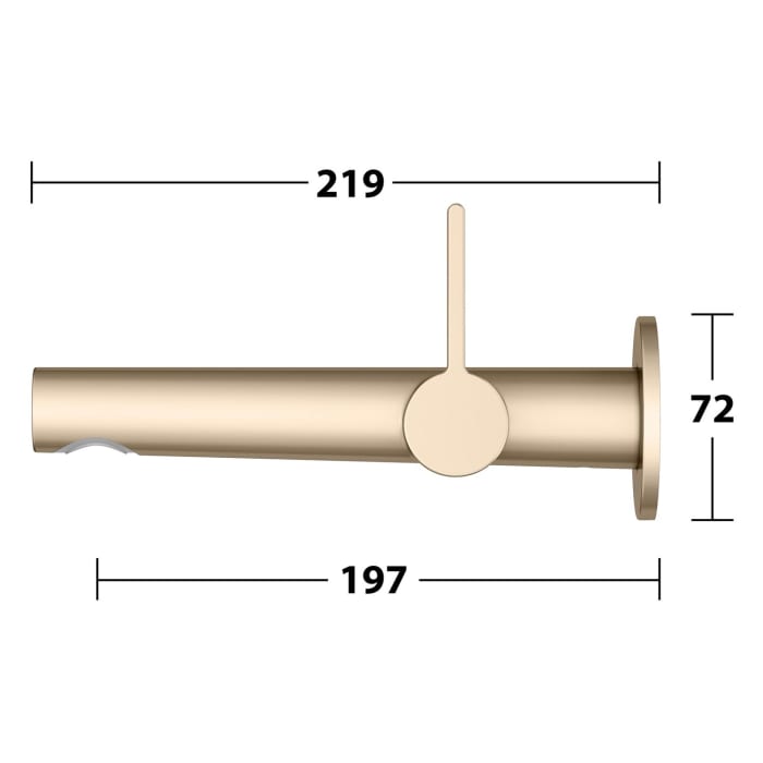 Keuco EDITION 400 Einhebel-Waschtischmischer Unterputz, Ausladung 19,7 cm