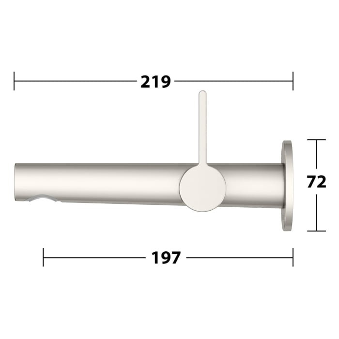 Keuco EDITION 400 Einhebel-Waschtischmischer Unterputz, Ausladung 19,7 cm