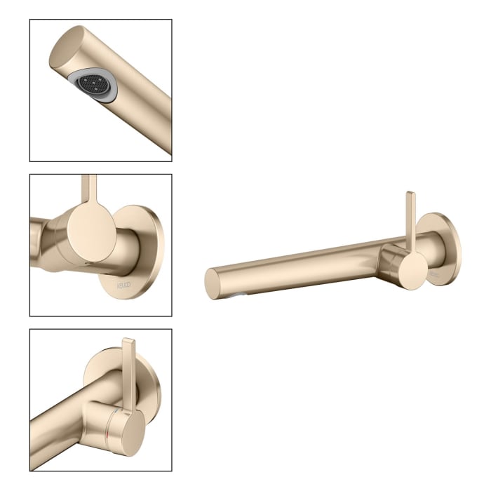 Keuco EDITION 400 Einhebel-Waschtischmischer Unterputz, Ausladung 24,3 cm