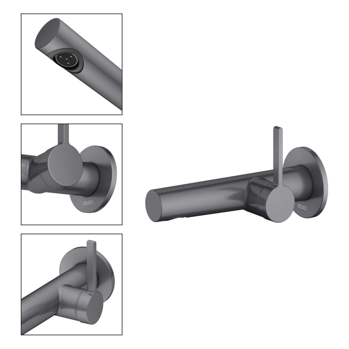 Keuco EDITION 400 Einhebel-Waschtischmischer Unterputz, Ausladung 16,5 cm