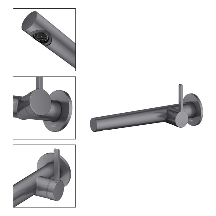 Keuco EDITION 400 Einhebel-Waschtischmischer Unterputz, Ausladung 24,3 cm