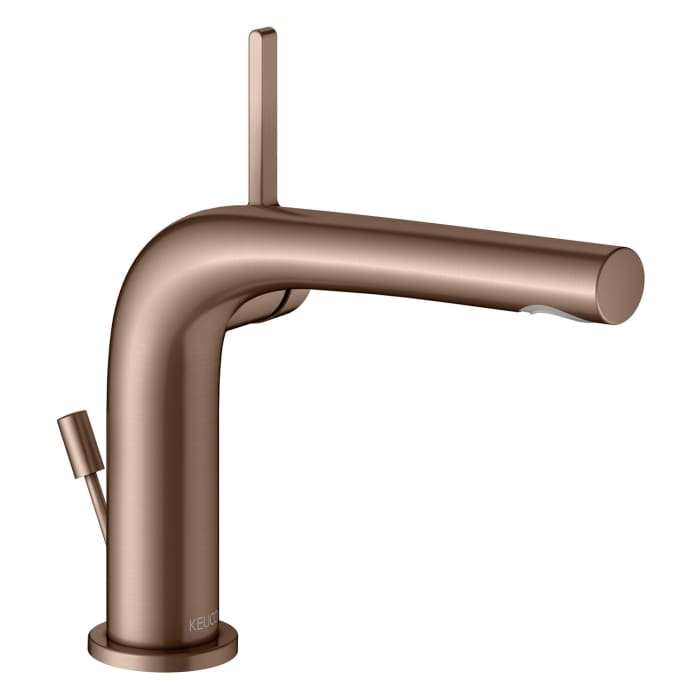 Keuco EDITION 400 Einhebel-Waschtischmischer 120, mit Zugstangen-Ablaufgarnitur
