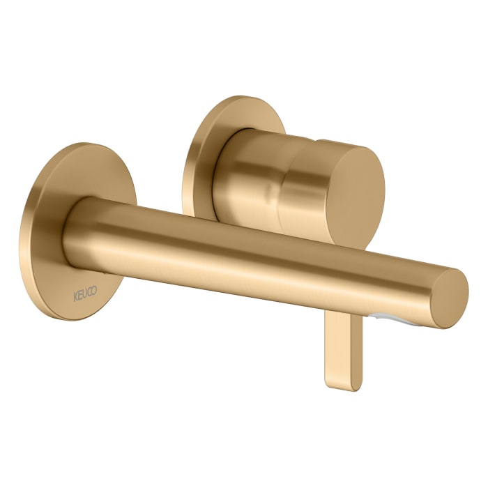 Keuco EDITION 400 Einhebel-Waschtischmischer Unterputz, 2-Loch, Ausladung 16,5 cm