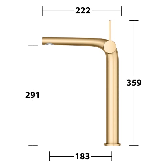Keuco EDITION 400 Einhebel-Waschtischmischer 290, ohne Ablaufgarnitur
