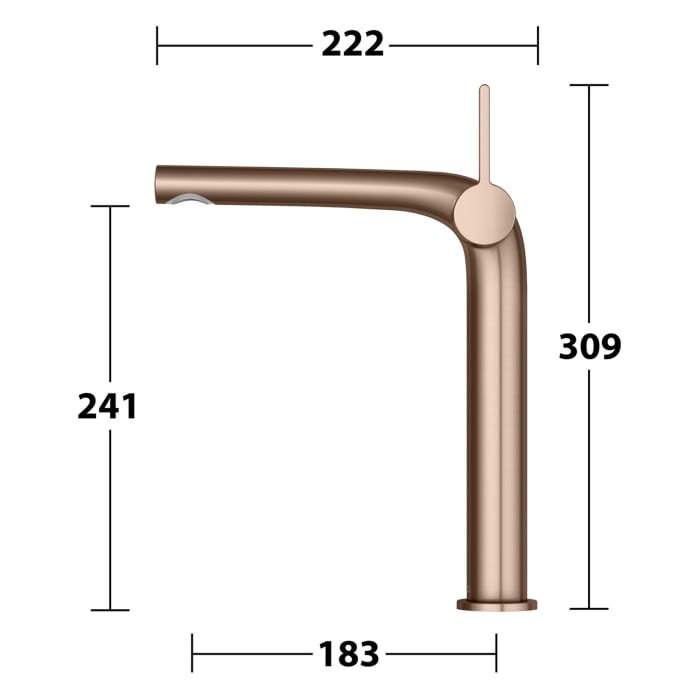 Keuco EDITION 400 Einhebel-Waschtischmischer 240, ohne Ablaufgarnitur