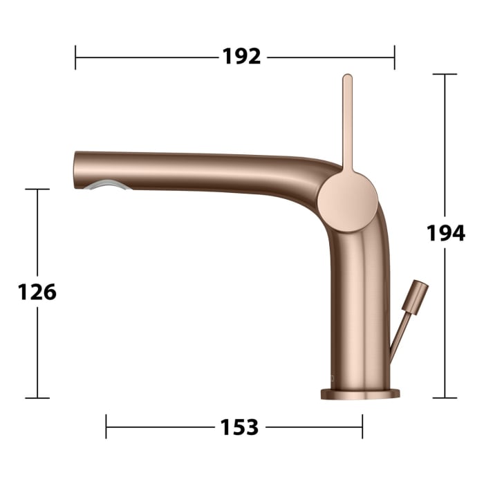 Keuco EDITION 400 Einhebel-Waschtischmischer 120, mit Zugstangen-Ablaufgarnitur