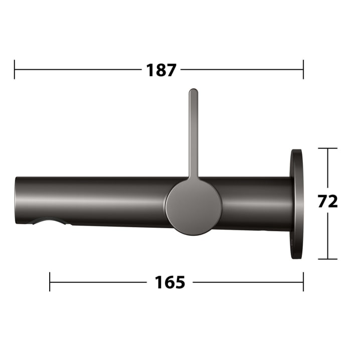 Keuco EDITION 400 Einhebel-Waschtischmischer Unterputz, Ausladung 16,5 cm