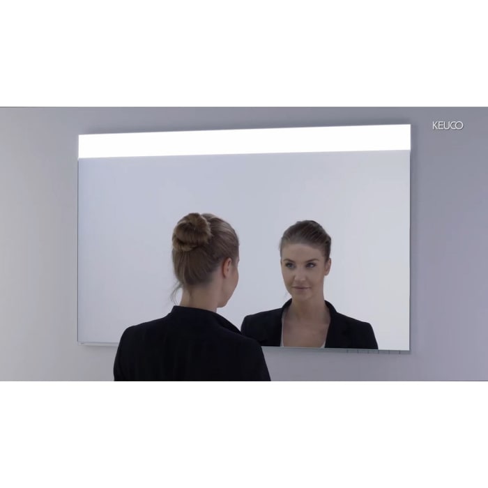 Keuco EDITION 400 Badspiegel 71 x 65 cm mit Spiegelheizung und einstellbarer Lichtfarbe