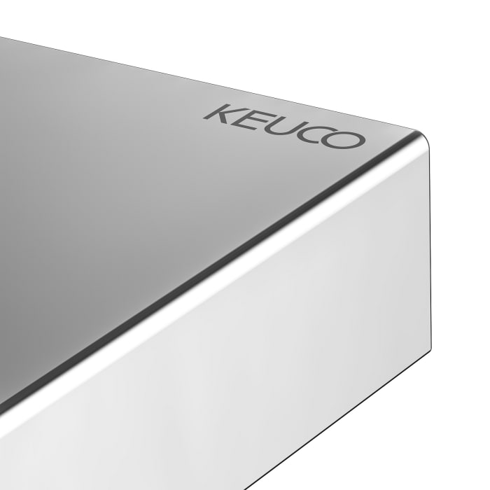 Keuco EDITION 90 Square Glashalter mit Echtkristall-Glas