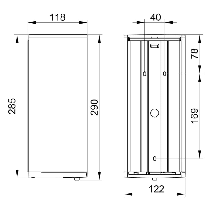 KEUCO PLAN Sensor Desinfektionsmittelspender, Wandmodell