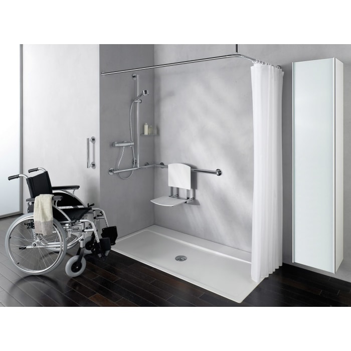 Keuco Plan Care Duschhandlauf mit Brausestange