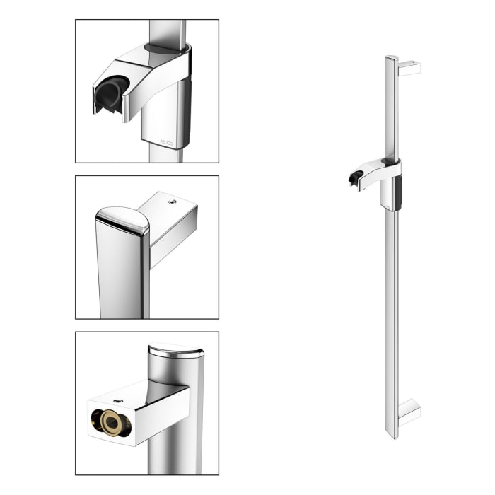 Keuco AXESS Brausestange aus Metall, Länge: 90 cm