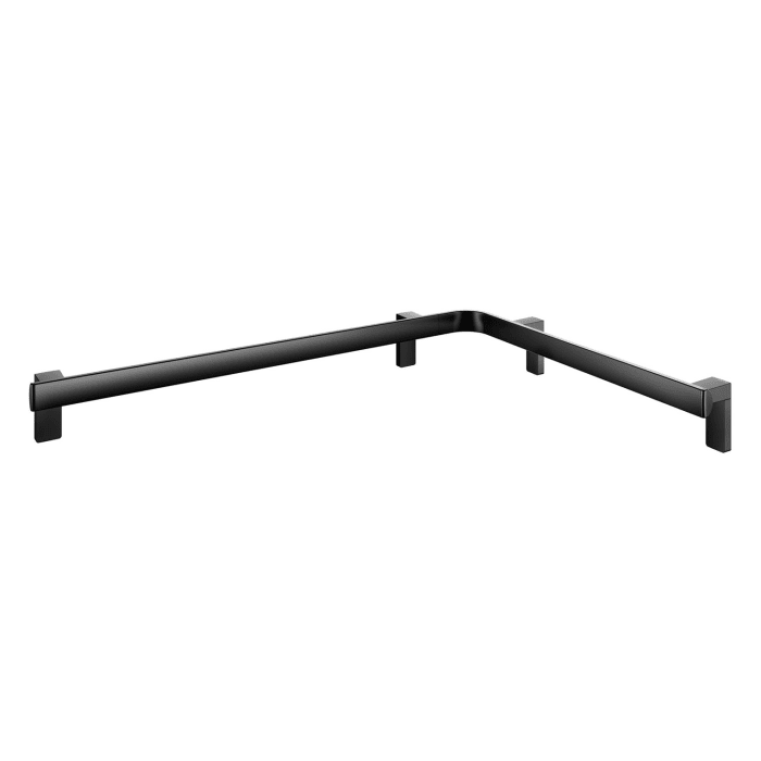 Keuco AXESS Eck-Dusch-/Wannenhandlauf aus Metall, 85 x 65 cm