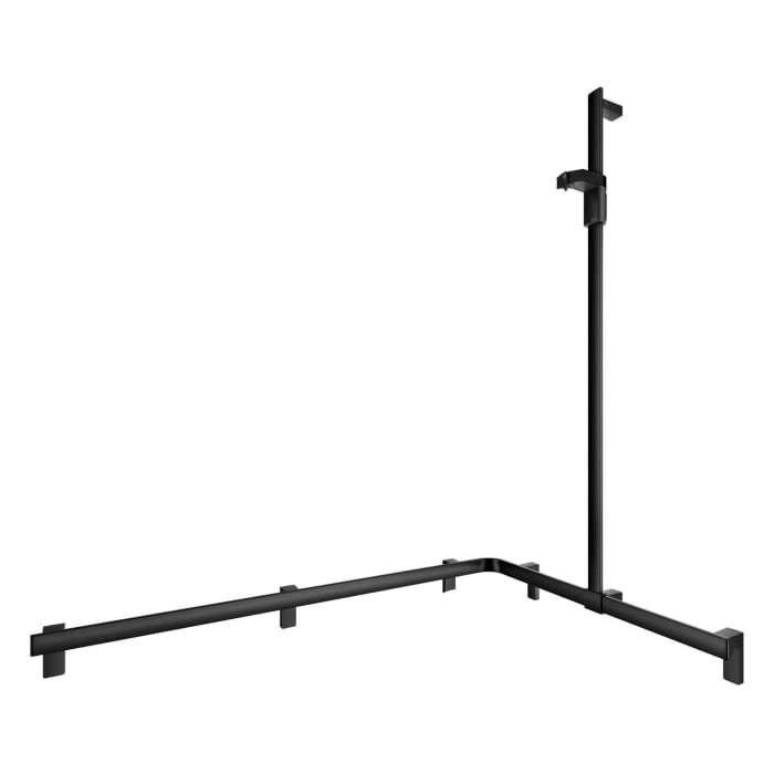 Keuco AXESS Eck-Duschhandlauf 90° mit Brausestange, 85 x 115 x 130,1 cm