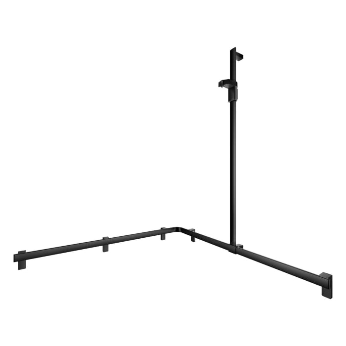 Keuco AXESS Eck-Duschhandlauf 90° mit Brausestange, 115 x 115 x 130,1 cm