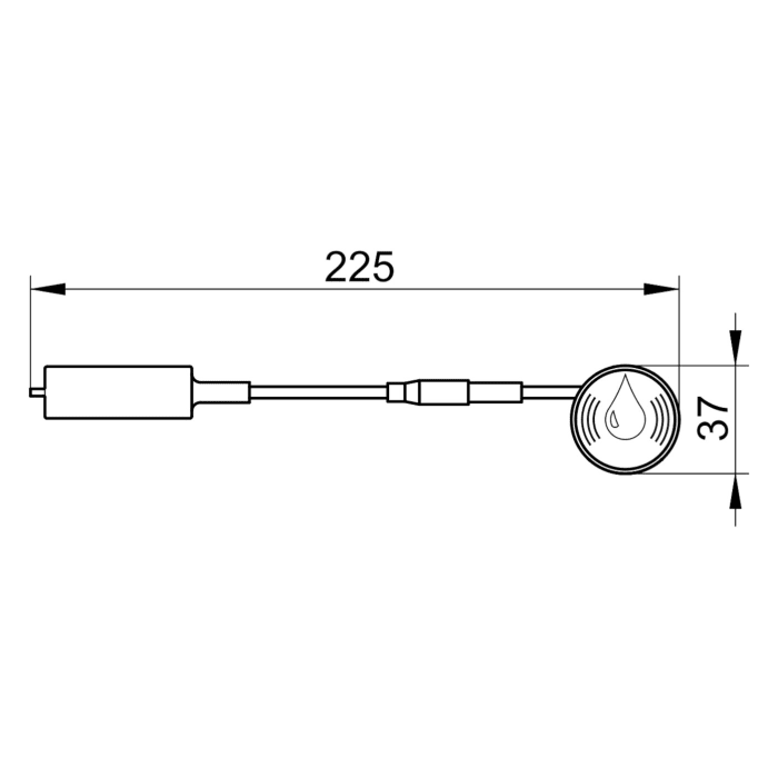 Keuco AXESS Funk WC-Auslösung für Stützklappgriff