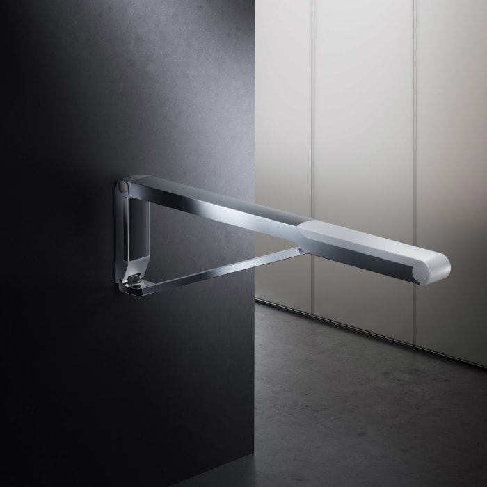 Keuco AXESS Stützklappgriff für Waschtisch und WC 85 cm