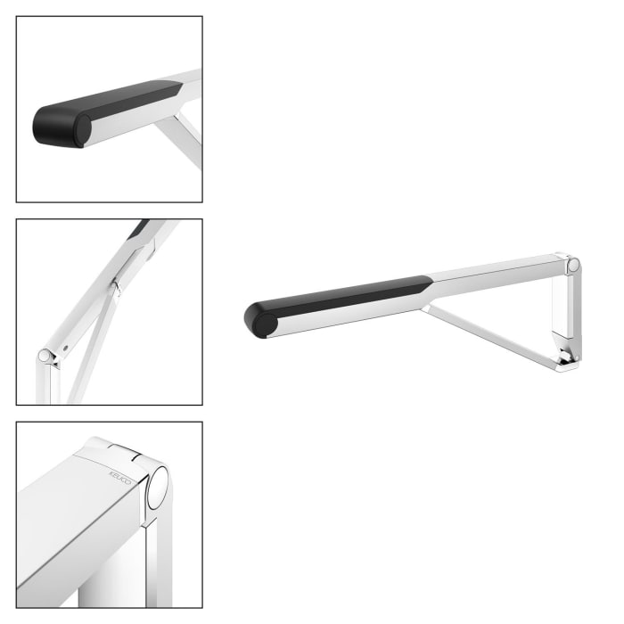 Keuco AXESS Stützklappgriff für Waschtisch und WC 70 cm
