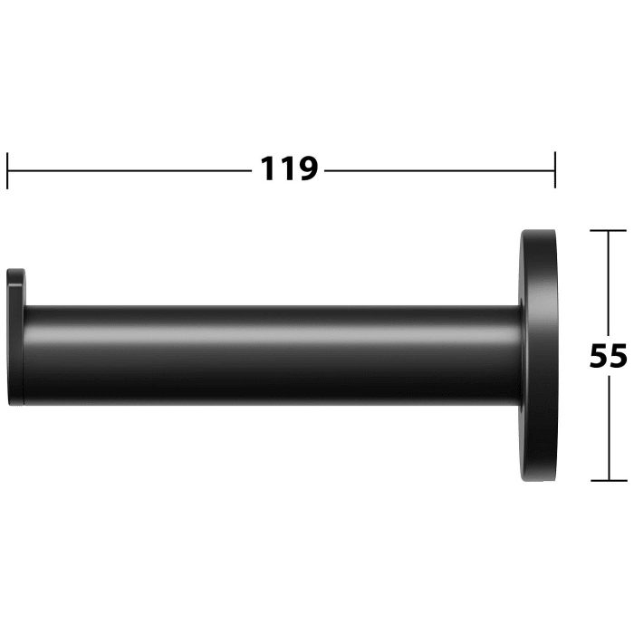Keuco Plan Black Selection Ersatzrollenhalter