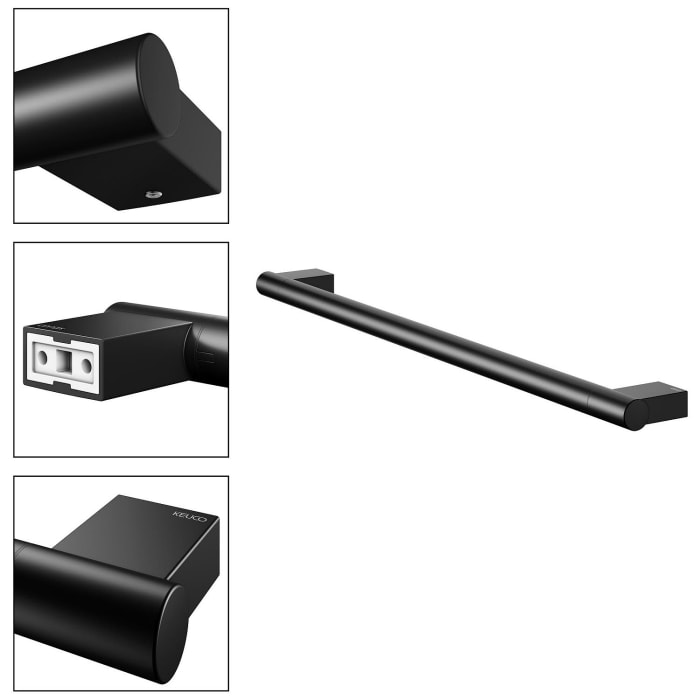 Keuco Plan Black Selection Badetuchhalter 60 cm