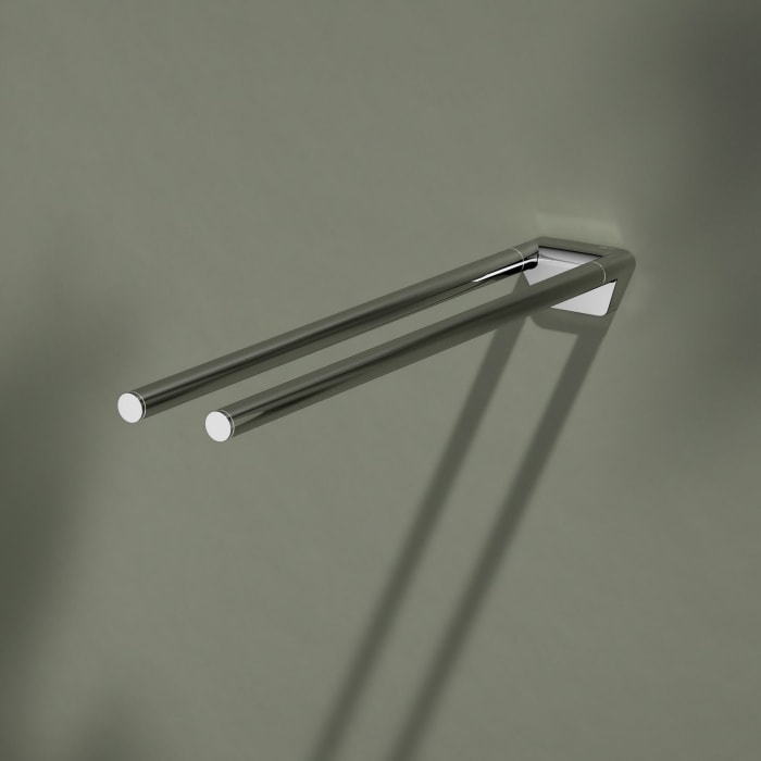 Keuco Reva Handtuchhalter 2-armig feststehend 45 cm