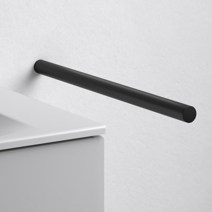 Keuco Reva Black Selection Handtuchhalter 1-armig feststehend 45 cm