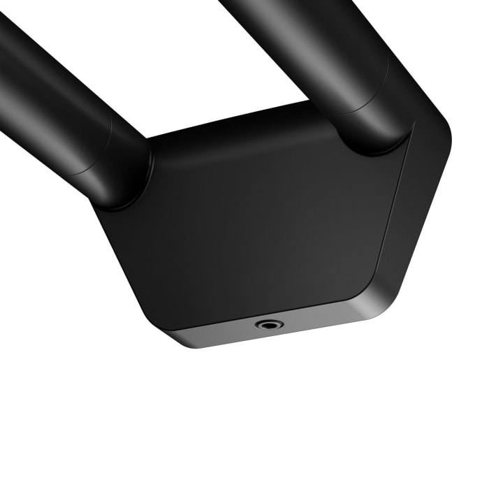 Keuco Reva Black Selection Handtuchhalter 2-armig feststehend 45 cm