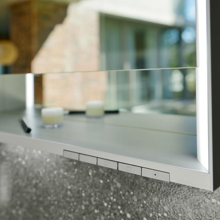 Keuco Royal Lumos Wandvorbau Spiegelschrank 120 x 73,5 cm, 3 Türen, offene Ablage, CH Version