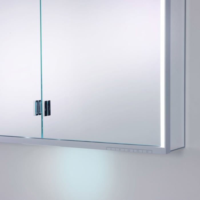 Keuco Royal Lumos Wandeinbau Spiegelschrank 70 x 73,5 cm, 2 Türen, CH Version