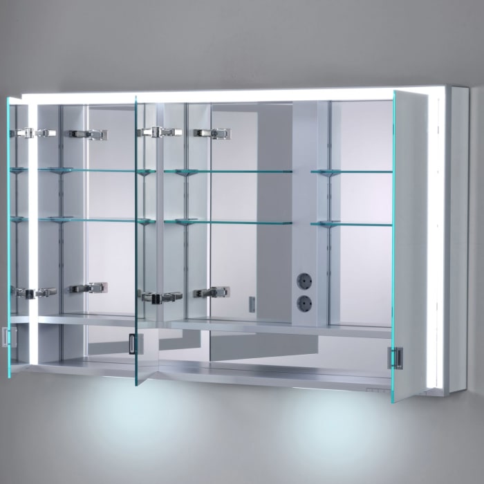 Keuco Royal Lumos Wandvorbau Spiegelschrank 120 x 73,5 cm, 3 Türen, CH Version