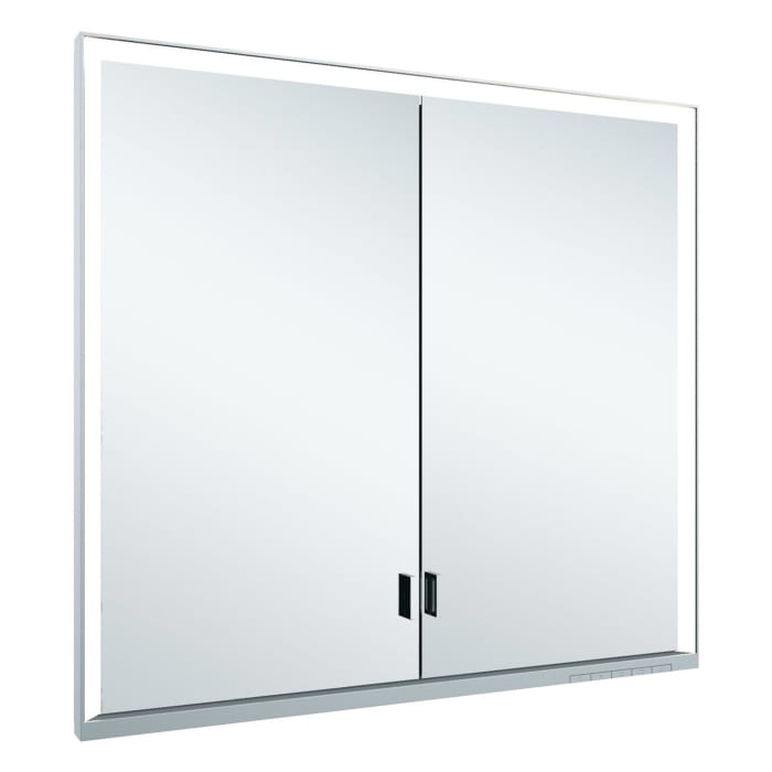 Keuco Royal Lumos Unterputz-Spiegelschrank 80 x 73,5 cm mit LED-Beleuchtung, 2 Türen