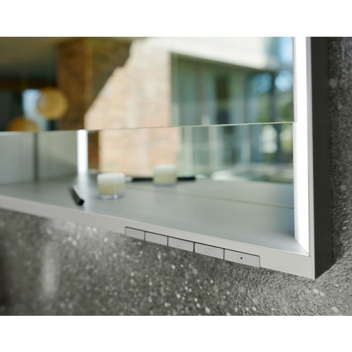 Keuco Royal Lumos Aufputz-Spiegelschrank 120 x 73,5 cm mit LED-Beleuchtung, 3 Türen