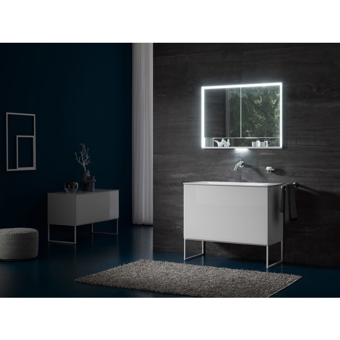 Keuco Royal Lumos Unterputz-Spiegelschrank 70 x 73,5 cm mit LED-Beleuchtung, 2 Türen