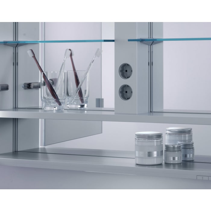 Keuco Royal Lumos Unterputz-Spiegelschrank 120 x 73,5 cm mit LED-Beleuchtung, 3 Türen