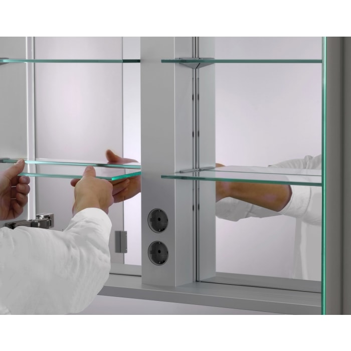 Keuco Royal Lumos Unterputz-Spiegelschrank 105 x 73,5 cm mit LED-Beleuchtung, 2 Türen