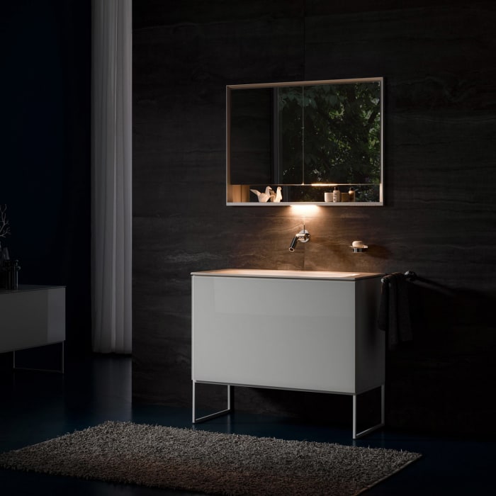 Keuco Royal Lumos Unterputz-Spiegelschrank 105 x 73,5 cm mit Spiegelheizung, LED-Beleuchtung, 2 Türen