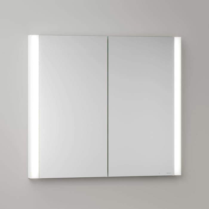 Keuco Royal Metis LED Unterputz-Spiegelschrank 80 x 71 cm mit 2 Türen