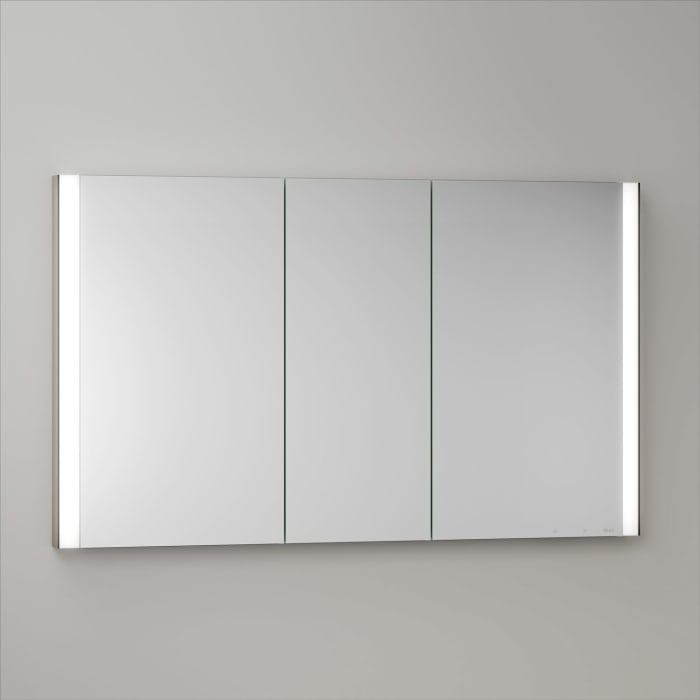 Keuco Royal Metis LED Unterputz-Spiegelschrank 120 x 71 cm, 3 Türen mit Spiegelheizung, französiche Ausführung