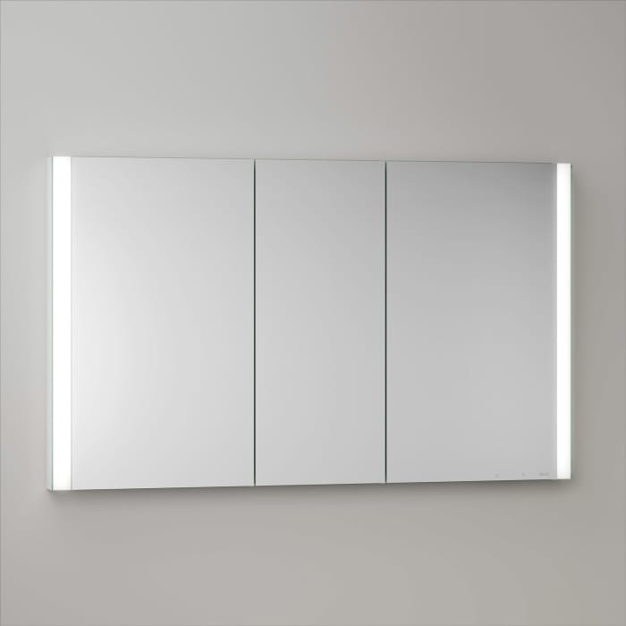 Keuco Royal Metis LED Unterputz-Spiegelschrank 120 x 71 cm, 3 Türen mit Spiegelheizung, schweizer Ausführung